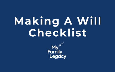 Making a Will: A Comprehensive Checklist